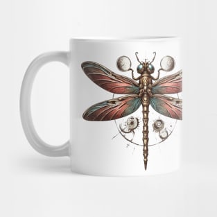 Satellite Steampunk Dragonfly Mug